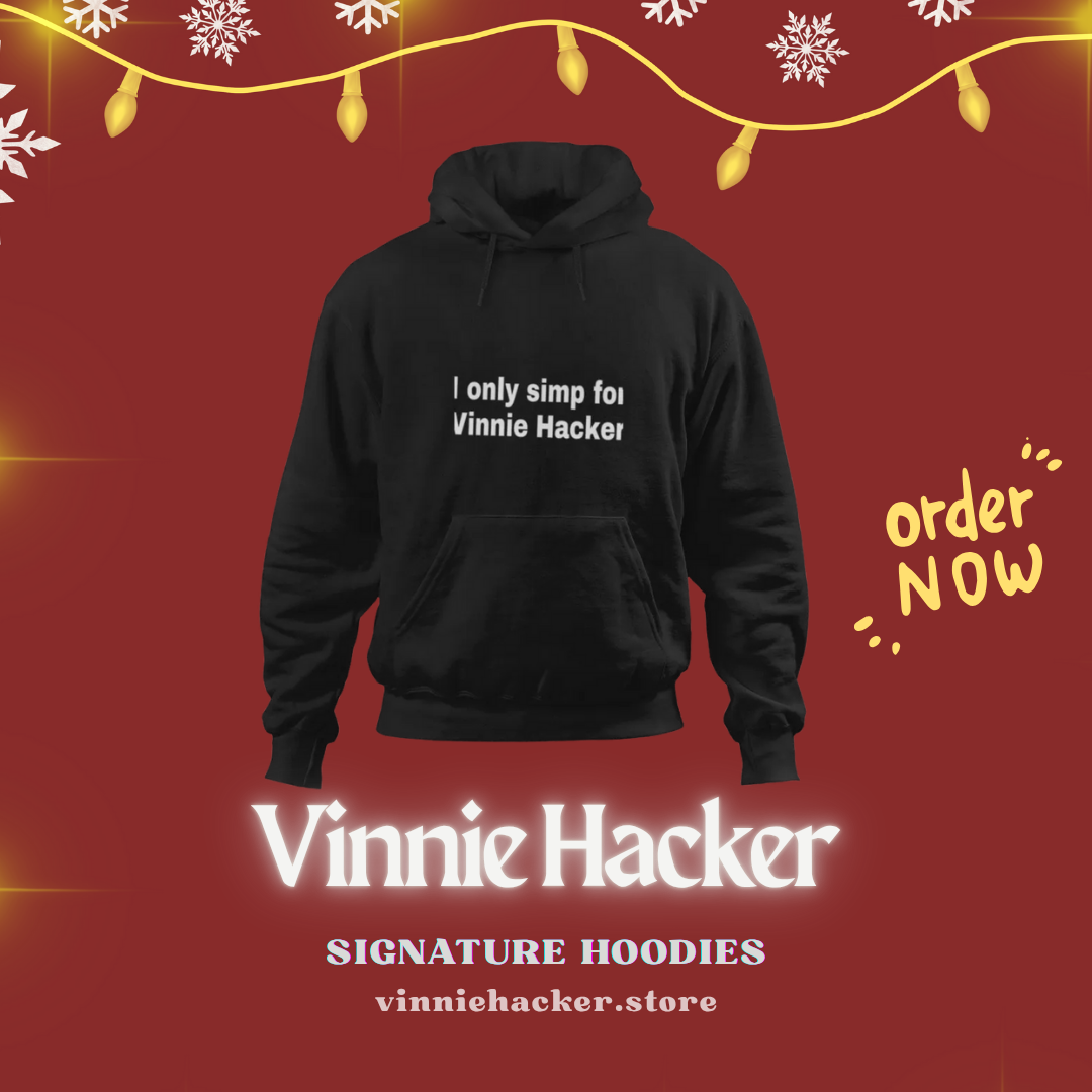 Vinnie Hacker Hoodies - I Only Simp For Vinnie Hacker Edition